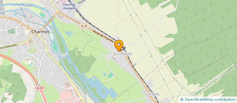 localisation de l'entreprise SCI ROLIN  ESSEGNEY