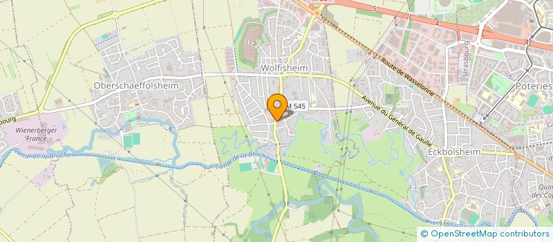 localisation de l'entreprise SCI ROLISTAU  WOLFISHEIM