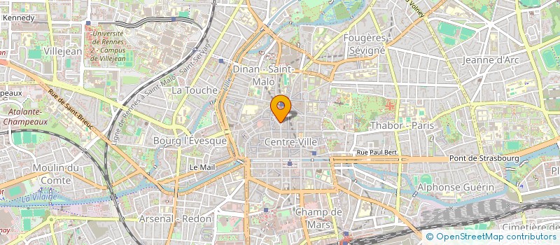 localisation de l'entreprise SCI ROLLAND  RENNES