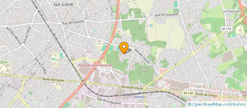 localisation de l'entreprise SCI ROLLAND à SAINT-SEBASTIEN-SUR-LOIRE