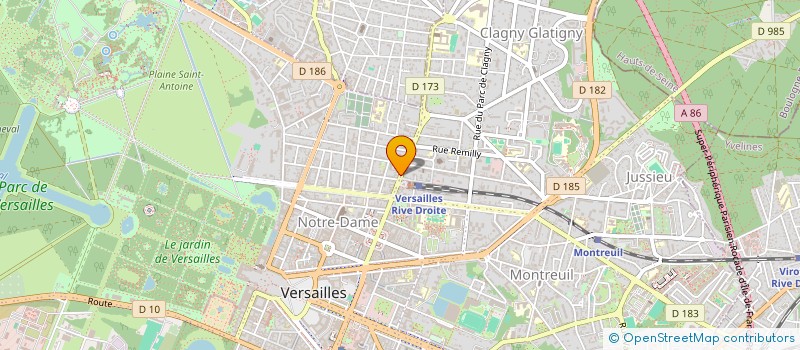 localisation de l'entreprise SCI ROLLAND à VERSAILLES