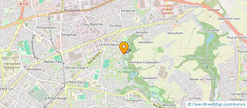 localisation de l'entreprise SCI ROLLAND  BREST