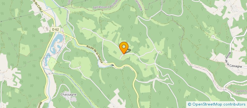 localisation de l'entreprise SCI ROLLAND  LA CASSAGNE