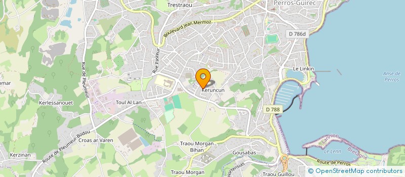 localisation de l'entreprise SCI ROLLAND-ALEMANY  PERROS-GUIREC