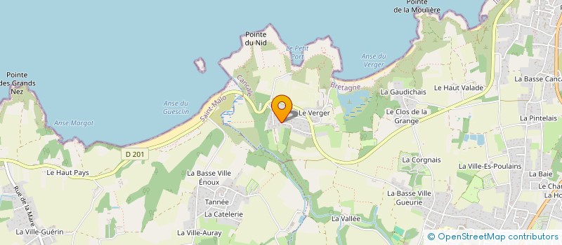 localisation de l'entreprise SCI ROLLAND BINET à CANCALE