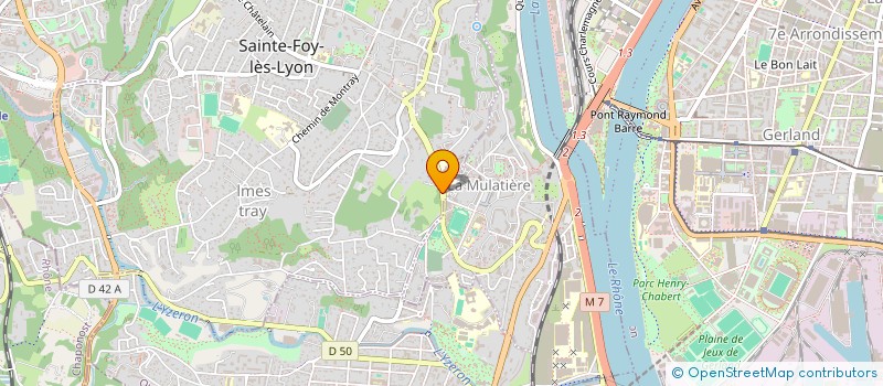 localisation de l'entreprise SCI ROLLAND SIGAUX  SAINTE-FOY-LES-LYON