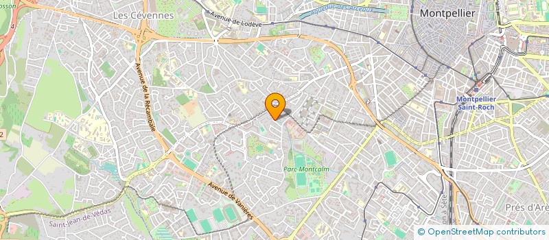 localisation de l'entreprise SCI ROLLANDREA à MONTPELLIER