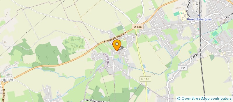 localisation de l'entreprise SCI ROLLANDT  ISBERGUES