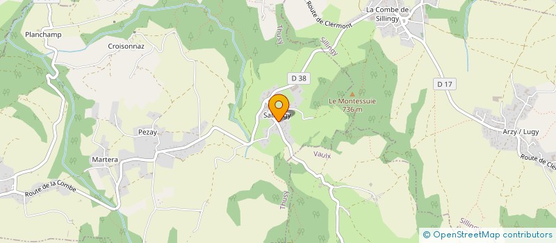 localisation de l'entreprise SCI ROLLIER  THUSY