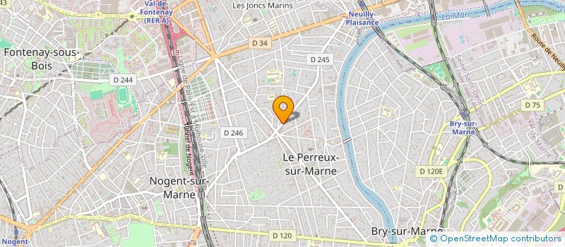 localisation de l'entreprise SCI ROLLIN  LE PERREUX-SUR-MARNE