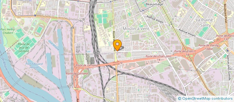 localisation de l'entreprise SCI ROLLIN  VENISSIEUX