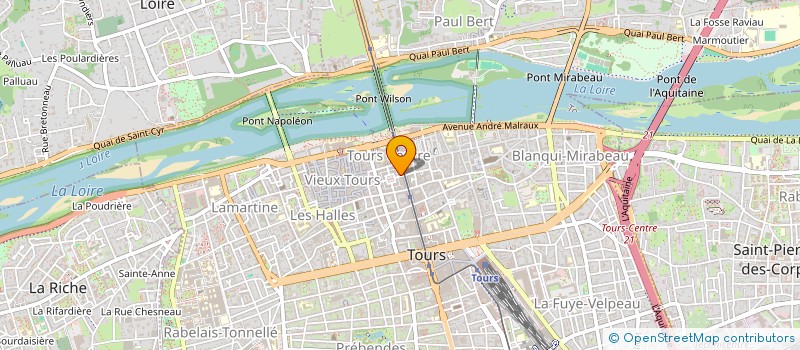 localisation de l'entreprise SCI ROLLIN BELVEDERE  TOURS