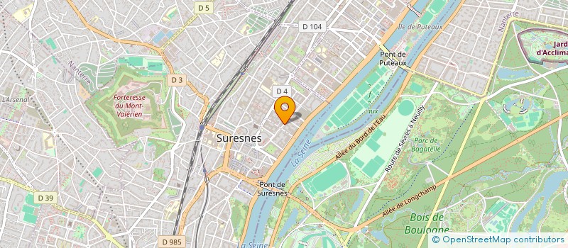 localisation de l'entreprise SCI ROLLIN STONES à SURESNES
