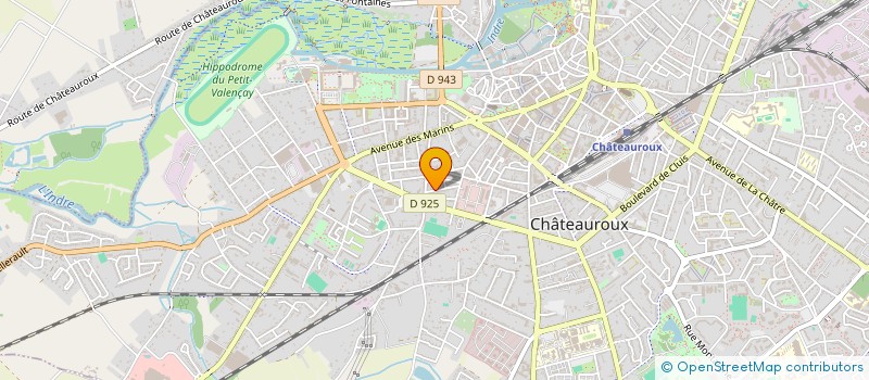 localisation de l'entreprise SCI ROLLINAT à CHATEAUROUX