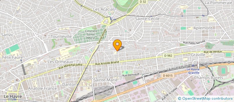 localisation de l'entreprise SCI ROLLON à LE HAVRE