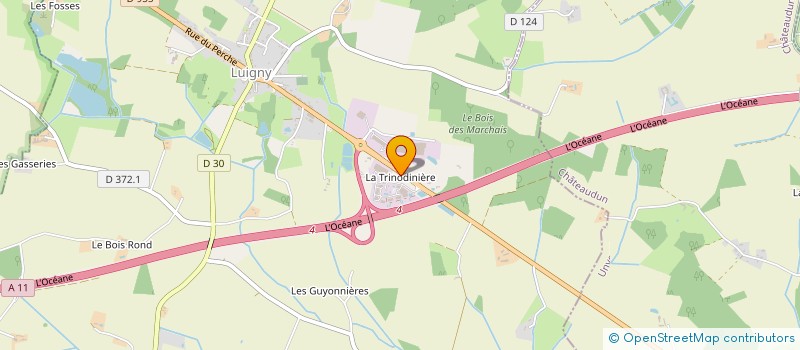localisation de l'entreprise SCI ROLLON à LUIGNY