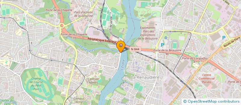 localisation de l'entreprise SCI ROLLUC  NANTES
