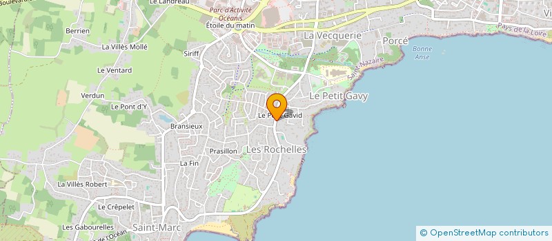 localisation de l'entreprise SCI ROLO à PORNICHET