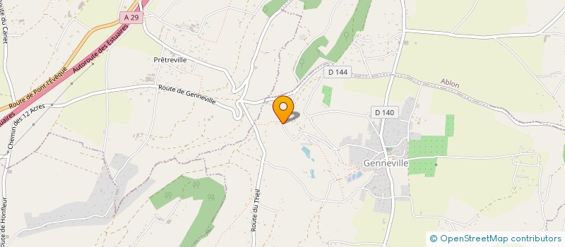 localisation de l'entreprise SCI ROLUEL  PENNEDEPIE