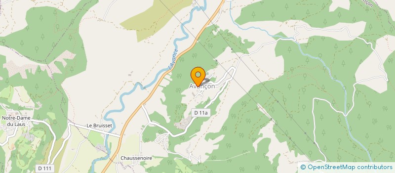 localisation de l'entreprise SCI ROLUNAMA à LA BATIE NEUVE
