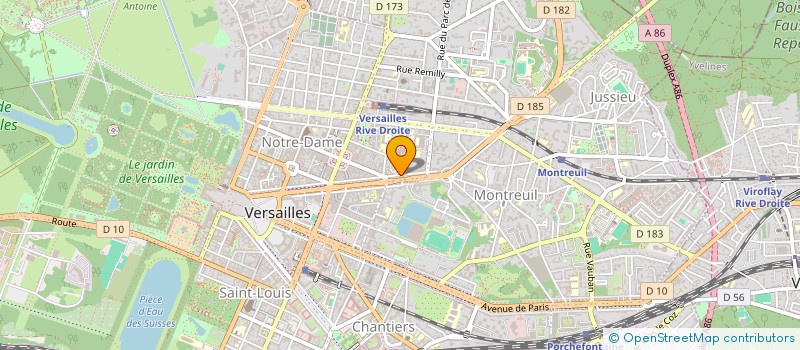 localisation de l'entreprise SCI ROLUPHI DU NOZEROY à VERSAILLES