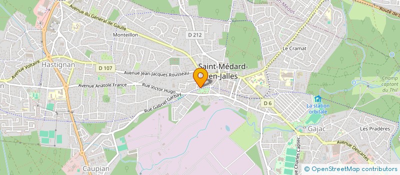 localisation de l'entreprise SCI ROLXE  SAINT-MEDARD-EN-JALLES