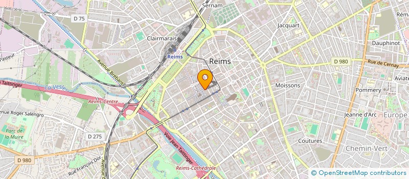 localisation de l'entreprise SCI ROM INVESTISSEMENT  REIMS