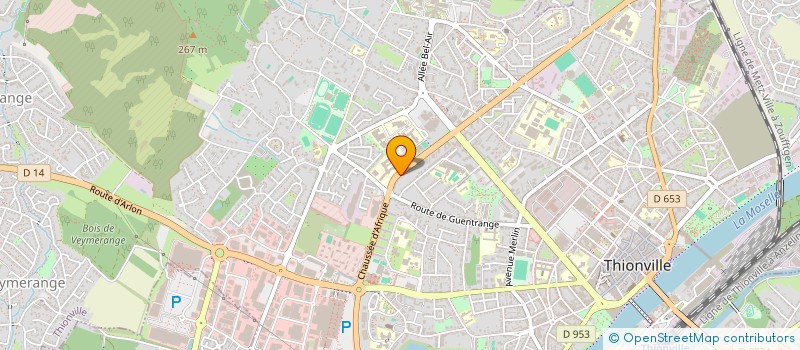 localisation de l'entreprise SCI ROM-MAT à THIONVILLE
