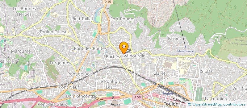 localisation de l'entreprise SCI ROMA à TOULON