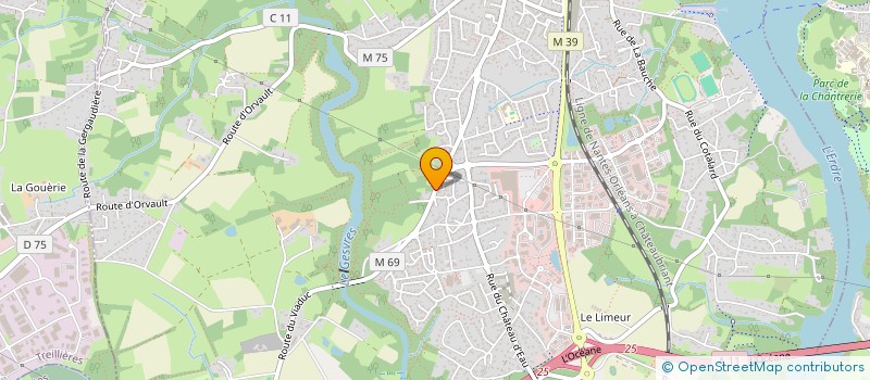 localisation de l'entreprise SCI ROMA à LA CHAPELLE-SUR-ERDRE