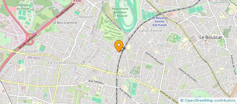 localisation de l'entreprise SCI ROMA  BORDEAUX