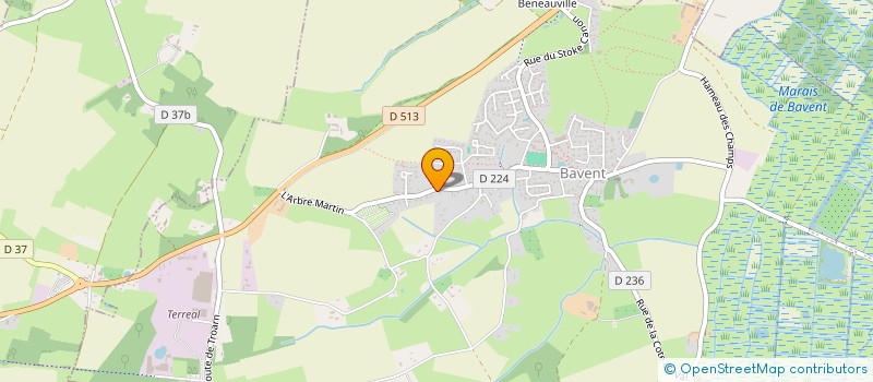 localisation de l'entreprise SCI ROMA  BAVENT