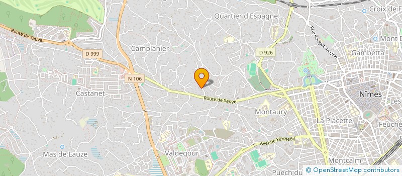 localisation de l'entreprise SCI ROMA  NIMES