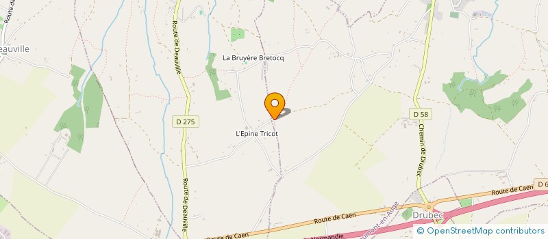 localisation de l'entreprise SCI ROMA  GLANVILLE