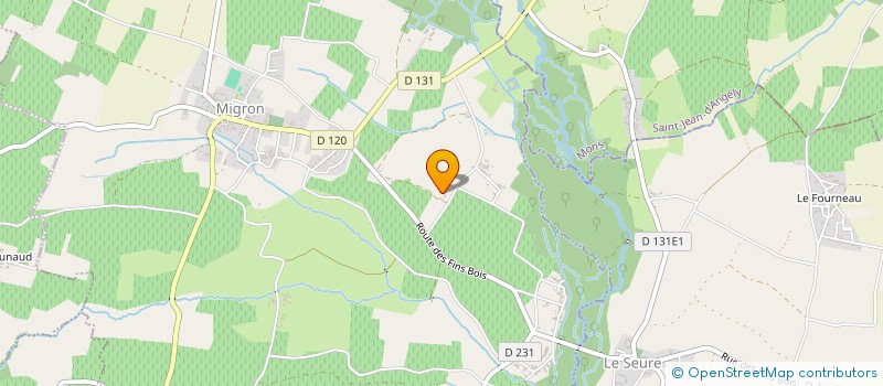 localisation de l'entreprise SCI ROMA  MIGRON