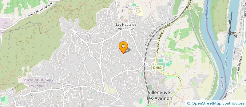 localisation de l'entreprise SCI ROMA  VILLENEUVE-LES-AVIGNON