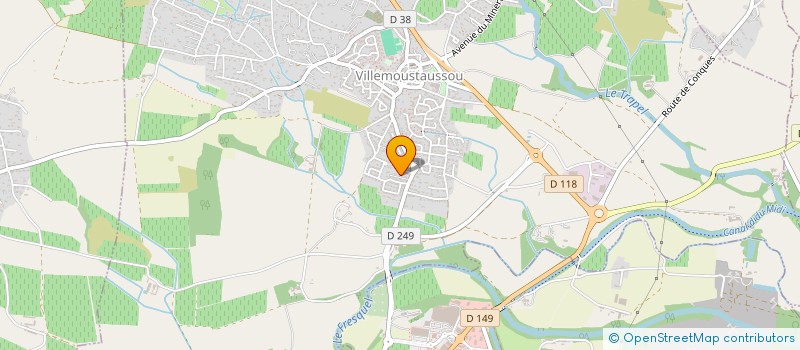 localisation de l'entreprise SCI ROMA à VILLEMOUSTAUSSOU