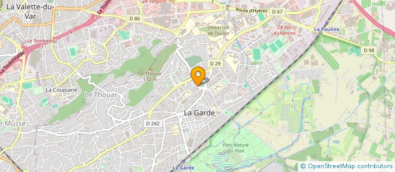 localisation de l'entreprise SCI ROMA  LA GARDE