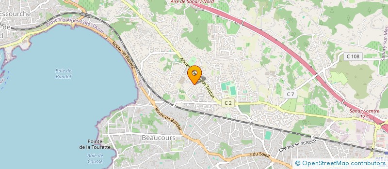 localisation de l'entreprise SCI ROMA à SANARY-SUR-MER