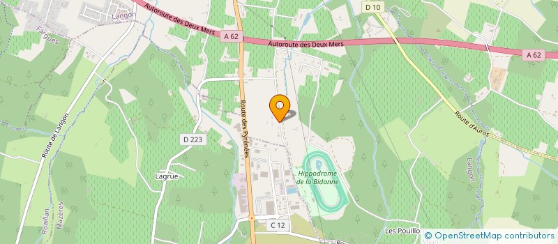 localisation de l'entreprise SCI ROMA à LANGON
