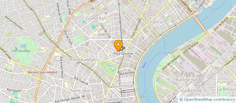 localisation de l'entreprise SCI ROMA  BORDEAUX