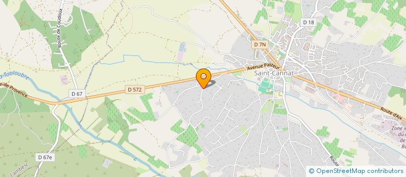 localisation de l'entreprise SCI ROMA  SAINT-CANNAT