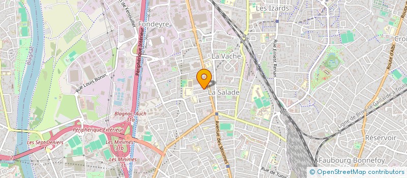 localisation de l'entreprise SCI ROMA à TOULOUSE
