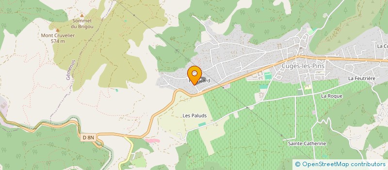 localisation de l'entreprise SCI ROMA  CUGES-LES-PINS