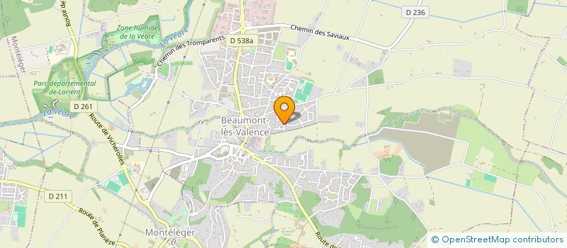 localisation de l'entreprise SCI ROMA à BEAUMONT-LES-VALENCE