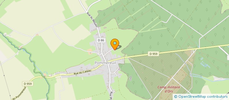 localisation de l'entreprise SCI ROMA à POMMEREUIL