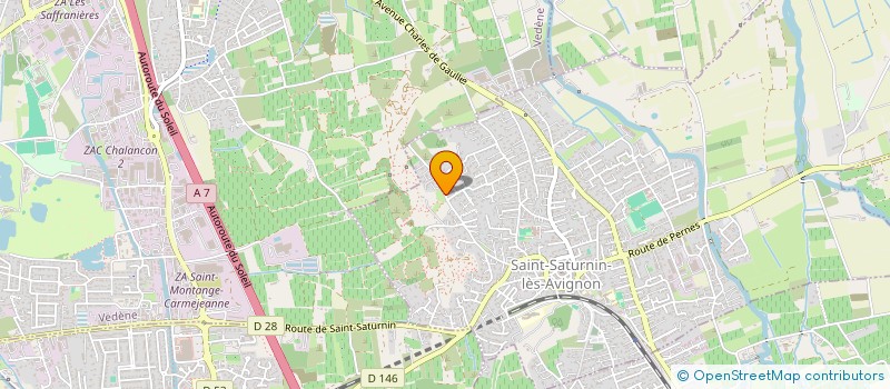 localisation de l'entreprise SCI ROMA  SAINT-SATURNIN-LES-AVIGNON