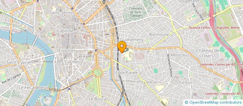 localisation de l'entreprise SCI ROMA à TOULOUSE