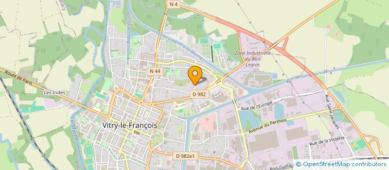 localisation de l'entreprise SCI ROMA  BIGNICOURT-SUR-MARNE