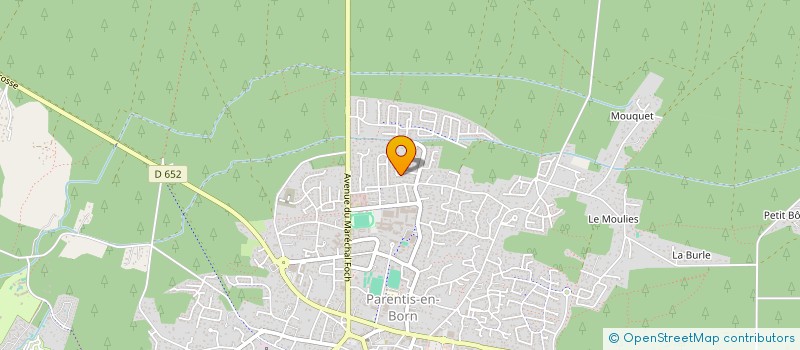 localisation de l'entreprise SCI ROMA  PARENTIS-EN-BORN